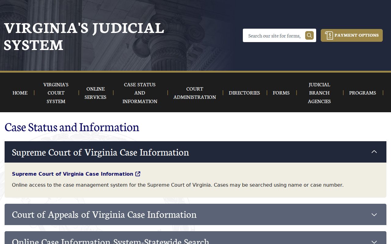 Alleghany County warrant records, Virginia court case-information hub